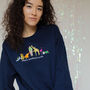 What A Wonderful World Embroidered Sweatshirt, thumbnail 5 of 12