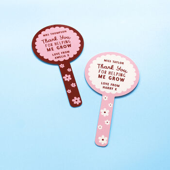 Thank You For Helping Me Grow Personalised Plant Marker, 3 of 5