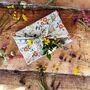 Reusable Furoshiki Cotton Gift Wrap Meadow Flowers, thumbnail 3 of 5