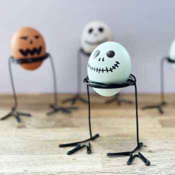 Handmade Halloween Spooky Egg Holders, 2 of 5