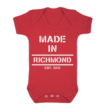 Personalised 'Made In…' Babygrow, 7 of 8