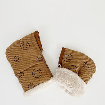 Kids Smiley Face Print Scooter And Bike Hand Warmer, 2 of 6