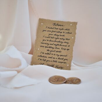 Personalised Children's Tooth Fairy Letter Certificate, 5 of 11