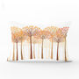 Orange Tree Botanical Soft Cushion, Vibrant Mediterranean Design, thumbnail 6 of 8
