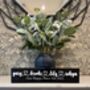 Wooden Family Name Sign 3D Acrylic, thumbnail 5 of 9