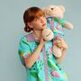 Felicia Pyjama Set With Matching Teddy Bear, thumbnail 1 of 6