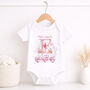 Personalised Fairy Birth Announcement Baby Grow, thumbnail 1 of 7