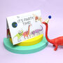 Space Dinosaur Invitation 10 Pack, thumbnail 6 of 7