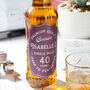 Personalised Metallic Birthday Whisky Bottle Labels, thumbnail 1 of 4