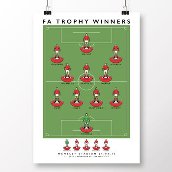 Wrexham 2013 Fa Trophy Poster, 2 of 8