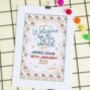 Welcome To The World Baby Birth Date Nursery Print, thumbnail 5 of 7