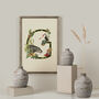 Personalised Jungle Animal Initial Letter Giclee Print, thumbnail 11 of 11