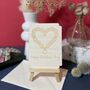 Personalised Wooden Valentine’s Keepsake Interlocking Chain Heart, thumbnail 1 of 11
