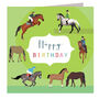 Horse Riding Birthday Card, thumbnail 2 of 5