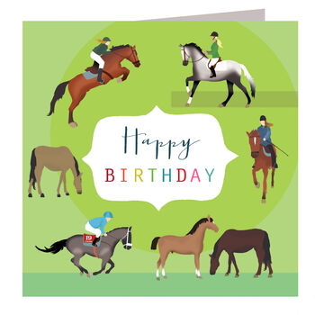 Horse Riding Birthday Card, 2 of 5