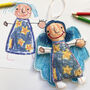 Personalised Child's Drawing Angel Decoration, thumbnail 4 of 8