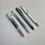 Black And Silver Metal Four Piece Pen Gift Set, thumbnail 2 of 7