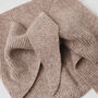 Lambswool Knitted Neckerchief, thumbnail 7 of 10