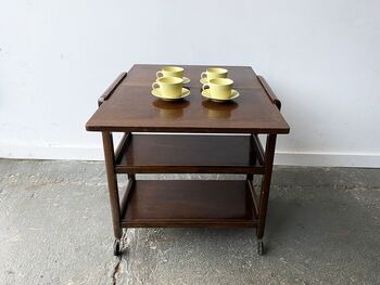 1930’s Vintage Extending Drinks Trolley / Tea Trolley, 6 of 12