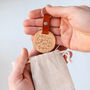 Engraved 'You Light Up My Life' Wooden Keyring, thumbnail 3 of 4