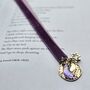 My Moon And Stars Charm Bookmark With Customised Ribbon Colour, thumbnail 2 of 8