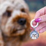 Gothic Portrait Pet Tag For Dogs Perfect For Halloween, thumbnail 2 of 9