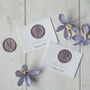 Lilac Wedding Invitation With Lavender Wax Seal, thumbnail 8 of 11