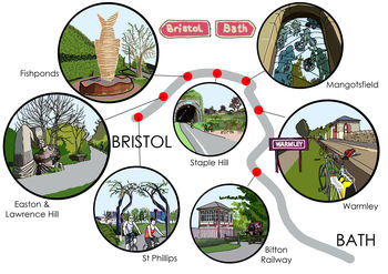 Bristol To Bath Cycle Path Digital Print, 3 of 3