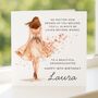 Personalised 18th Birthday Card For Granddaughter Floral Dress, thumbnail 4 of 8
