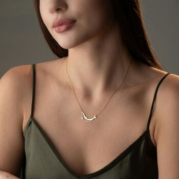 Ocean Spirit Dolphin Necklace, 4 of 10