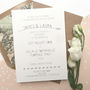 Come Fly Away With Us Travel Wedding Invitation, thumbnail 2 of 5