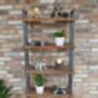 Large Industrial Freestanding Pipe Shelves Display Unit, thumbnail 1 of 2