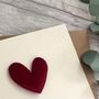 Love You Mummy/Mum Padded Heart Birthday Card, thumbnail 5 of 5