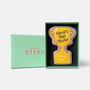 Personalised Best Teacher Trophy Letterbox Cookie, thumbnail 2 of 8