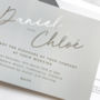 Rachel Foil Printed Wedding Invitations, thumbnail 1 of 3
