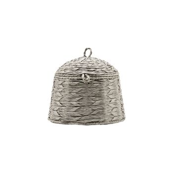 Reve Grey Lidded Basket, 2 of 4