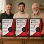 Personalised Birth Year Print Birthday Gift For Nottingham Forest Fans, thumbnail 1 of 11