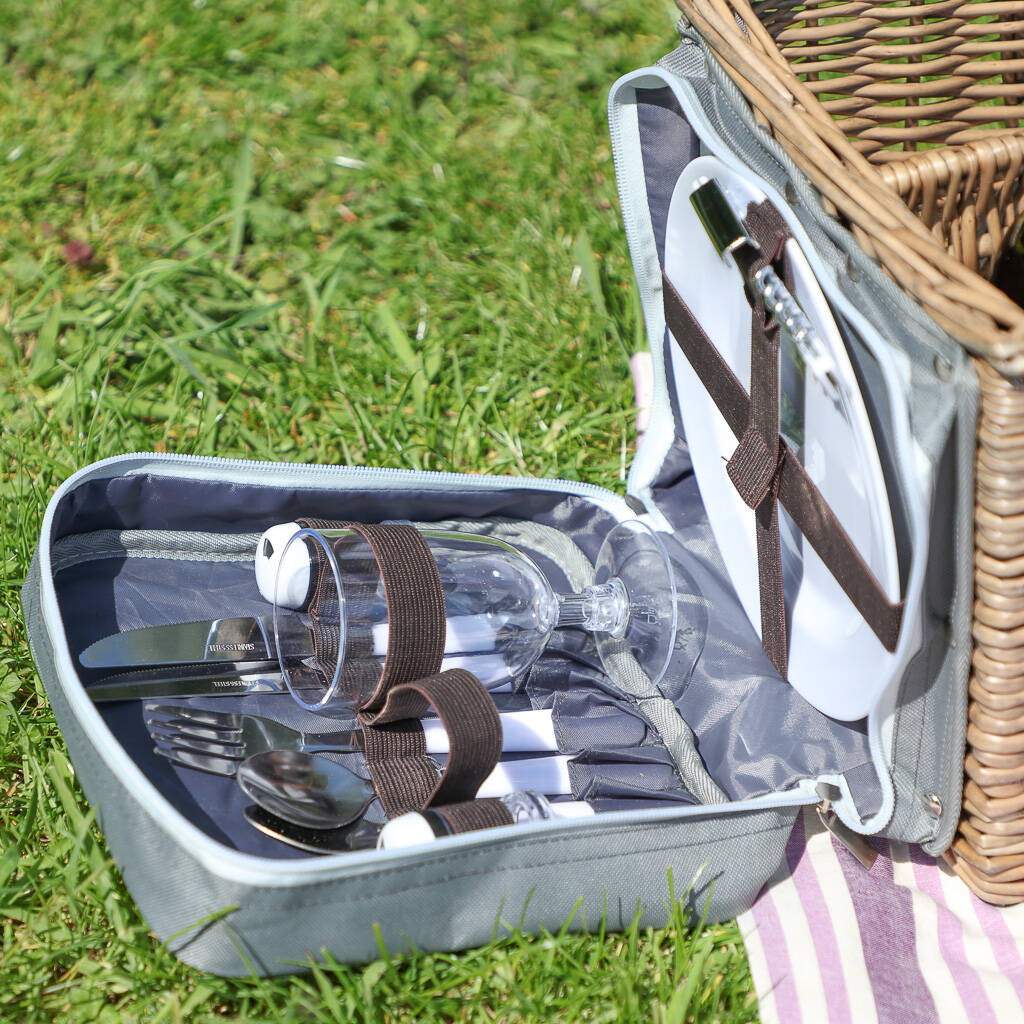 Tyburn Luxury Personalised Picnic Hamper For Two By Dibor