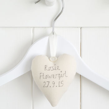 Personalised Hanging Heart Christening Gift, 9 of 12