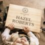 Engraved Classical Wooden Christmas Eve Box, thumbnail 1 of 3