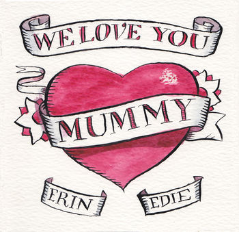 Personalised Hand Drawn Mother's Day Or Birthday Card, 11 of 11