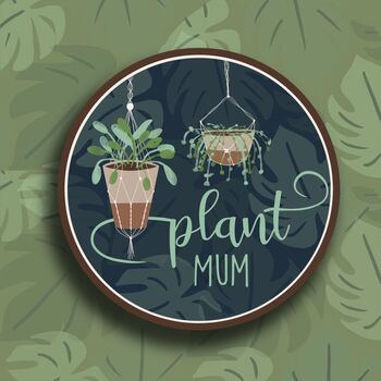 Plant Mum Vinyl Sticker, 3 of 4