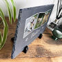 Personalised Pet Photo Slate With Stand 30 X 20cm, thumbnail 2 of 6