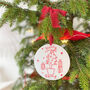 Personalised Kids Artwork Christmas Tree Decoration, thumbnail 1 of 8