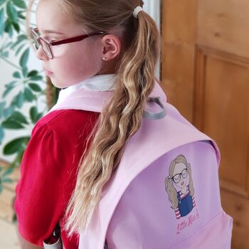 Personalised Create Your Own Little Miss Backpack, 5 of 5