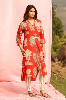 Goa Palm Print Co Ord Set, 5 of 7