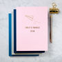 Personalised Gold Foil A5 Travel Notebook, thumbnail 1 of 7