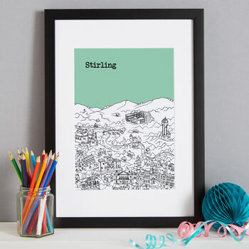 Personalised Stirling Print, 7 of 9