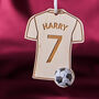 Football Shirt Decoration And Bag Of Chocolate Footballs, thumbnail 3 of 11