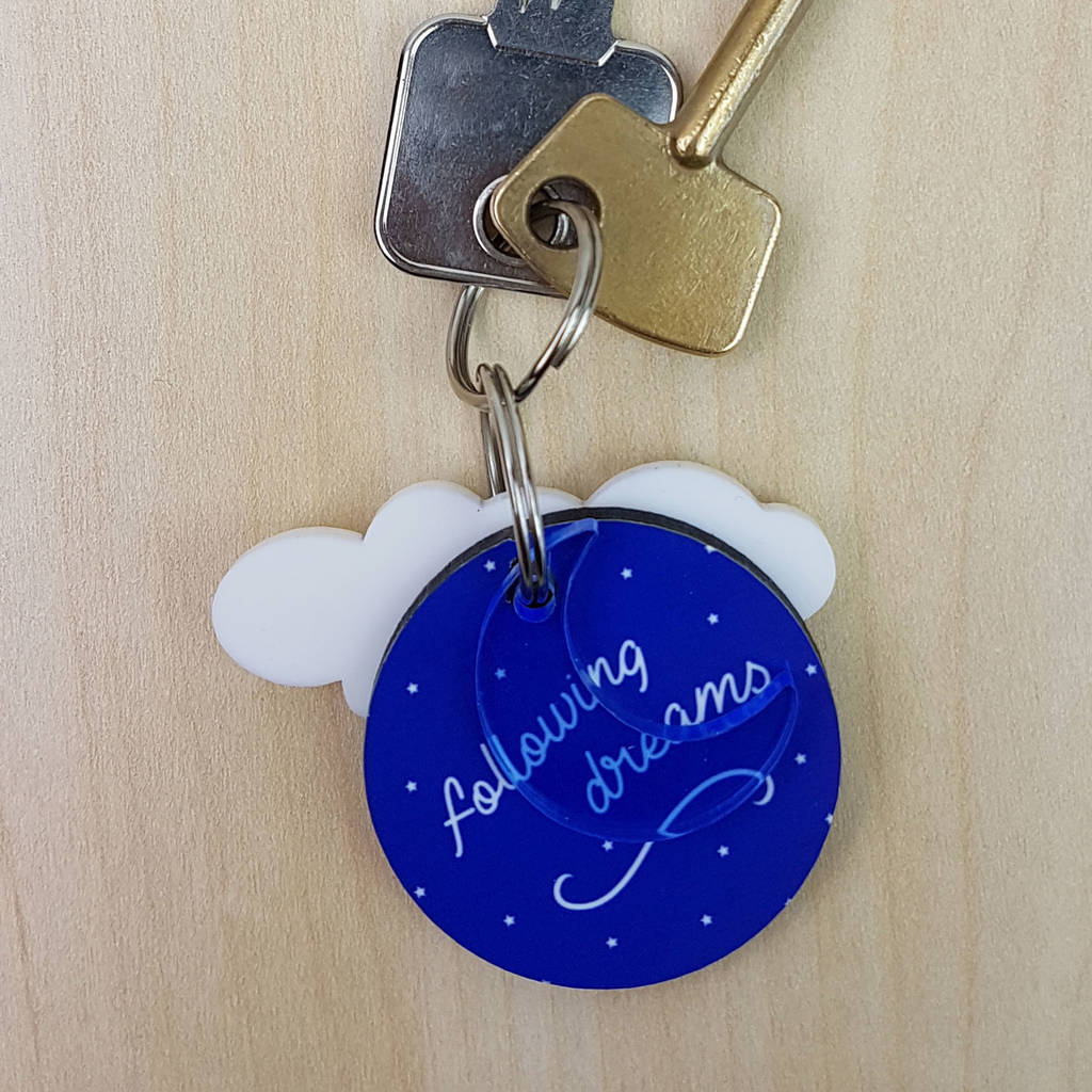 Personalised Keyring Moving Away Gift By Meenymineymo ...